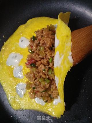 蛋包饭的做法步骤:11