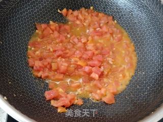 西红柿鸡蛋面的做法步骤:7