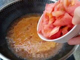 西红柿鸡蛋面的做法步骤:8