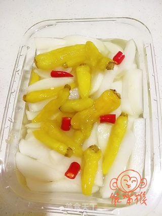 爽口萝卜条的做法步骤:5