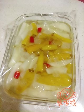 爽口萝卜条的做法步骤:8