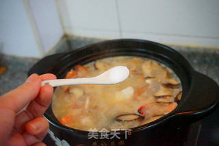 螃蟹鲍鱼粥的做法步骤:22