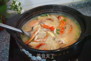 螃蟹鲍鱼粥的做法步骤:26