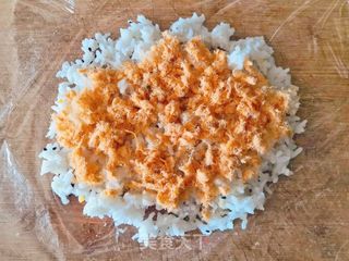 肉松饭团糯米包油条的做法步骤:3