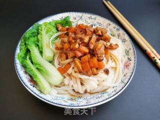 香菇肉酱拌面的做法步骤:13