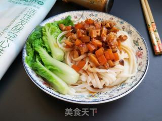 香菇肉酱拌面的做法步骤:14