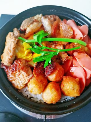 煲仔饭的做法步骤:8