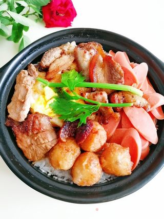 煲仔饭的做法步骤:10