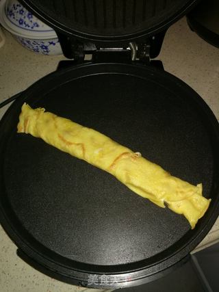 鸡蛋玉米卷饼的做法步骤:6