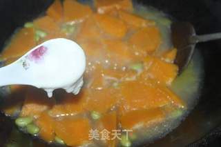 南瓜毛豆疙瘩汤的做法步骤：5