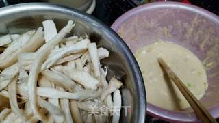 香炸酥脆杏鲍菇的做法步骤:3