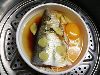 勒鱼蒸蛋的做法步骤:8