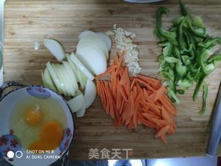 鸡蛋炒面的做法步骤:6