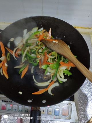 鸡蛋炒面的做法步骤:11
