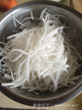 虾皮白萝卜饼的做法步骤:4