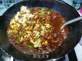 肉末鸡蛋酱的做法步骤:9