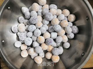 桂香椰奶薯丸的做法步骤:17