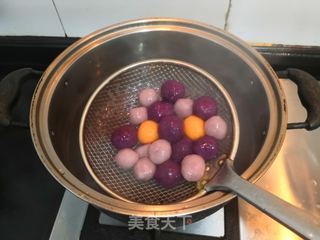 桂香椰奶薯丸的做法步骤:21