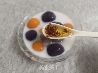 桂香椰奶薯丸的做法步骤:25