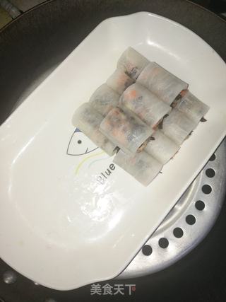 白萝卜鸡肉卷的做法步骤：9