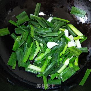 青蒜苗炒腰花的做法步骤:8