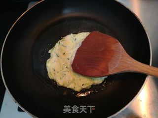 南瓜丝蛋饼的做法步骤:11