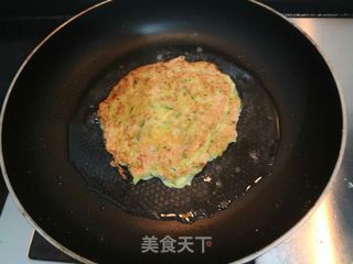 南瓜丝蛋饼的做法步骤:12