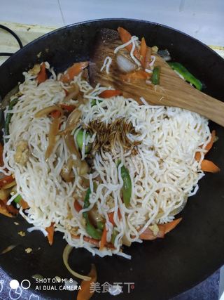 蛋炒面的做法步骤:13