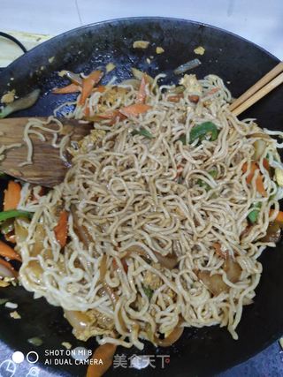 蛋炒面的做法步骤:14