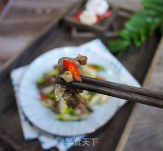 大葱炒牛肉的做法步骤:8