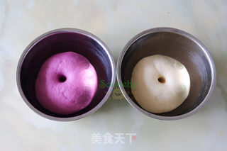 紫薯馒头卷的做法步骤:5