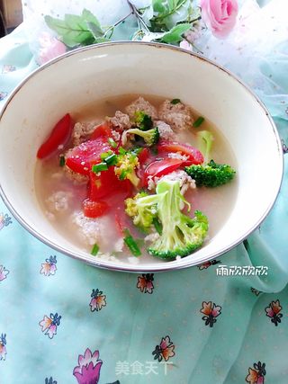 豆腐肉丸汤的做法步骤:6