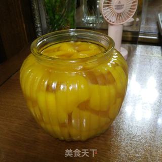 黄桃罐头的做法步骤:8