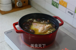 三珍鸡汤的做法步骤:5