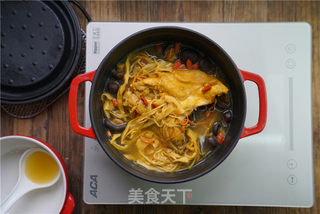 三珍鸡汤的做法步骤:8