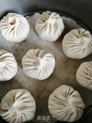 白萝卜包子的做法步骤:13