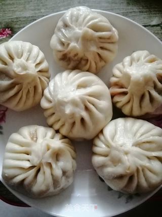 白萝卜包子的做法步骤:14