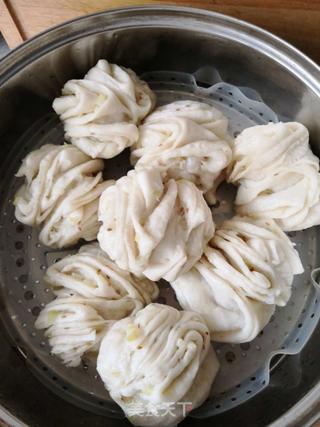 葱香花卷的做法步骤:14