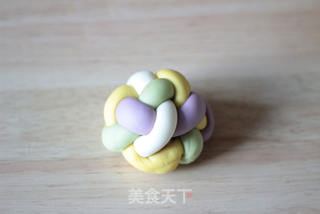 详解绣球馒头的做法步骤:15