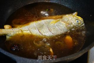 家常炖黄花鱼的做法步骤:8