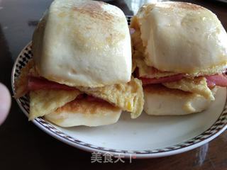 馒头汉堡(简易版)的做法步骤:22
