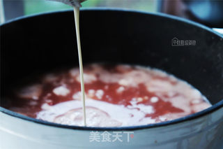 红豆牛奶粥的做法步骤:5