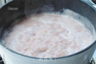 红豆牛奶粥的做法步骤:6