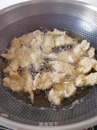 锅包肉的做法步骤：8