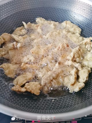 锅包肉的做法步骤:10