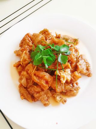 锅包肉的做法步骤:13