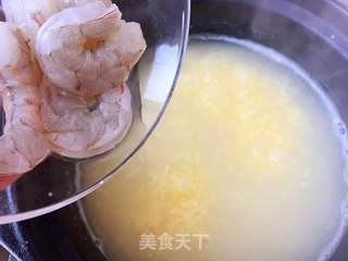 虾仁香菇小米粥的做法步骤:6