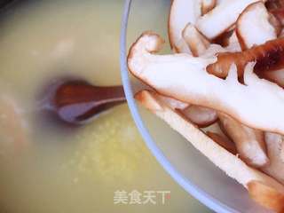 虾仁香菇小米粥的做法步骤:7
