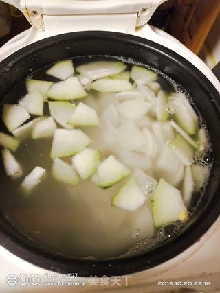 萝卜冬瓜玉米瘦肉粥的做法步骤:3