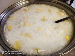萝卜冬瓜玉米瘦肉粥的做法步骤:4